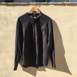 Everlane Linen Band Collar Shirt